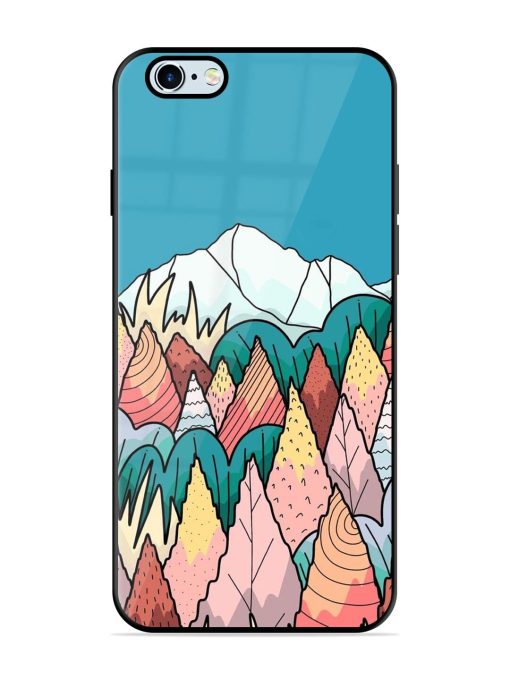 Mountain Dreamscape Glossy Soft Edge Case for Apple Iphone 6 Plus Chachhi