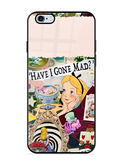 Mad Hatter'S Collage Glossy Soft Edge Case for Apple Iphone 6 Plus Chachhi