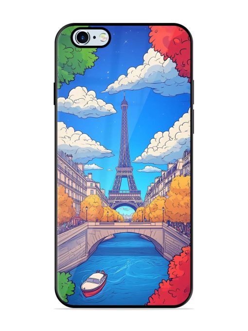 Parisian Panorama Glossy Soft Edge Case for Apple Iphone 6 Plus Chachhi