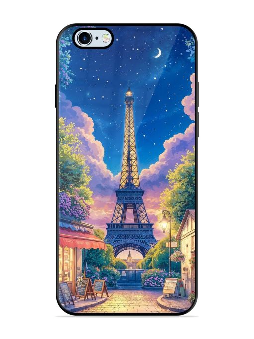 Twilight In Paris Glossy Soft Edge Case for Apple Iphone 6 Plus Chachhi