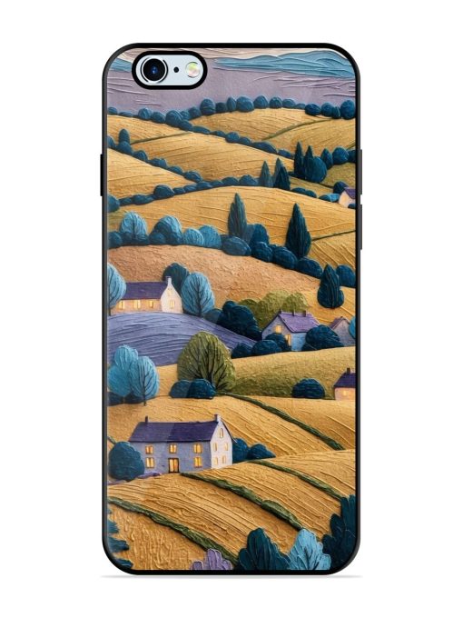 Rolling Hilltop Haven Glossy Soft Edge Case for Apple Iphone 6 Plus Chachhi