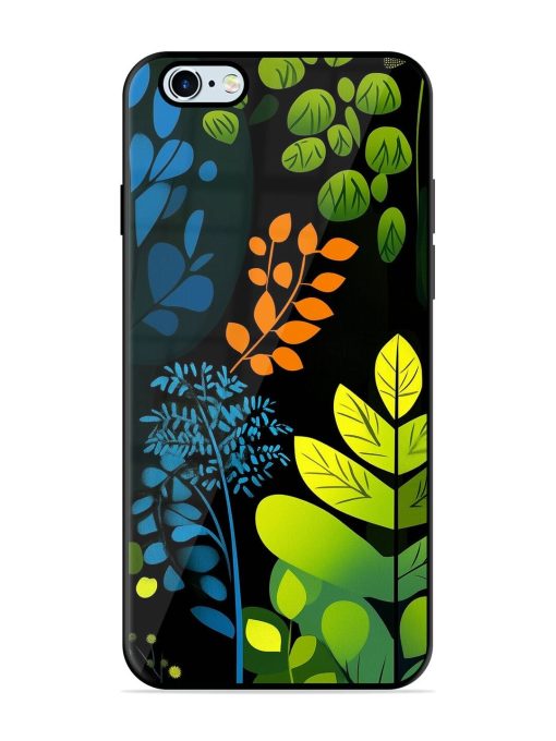 Midnight Garden Glossy Soft Edge Case for Apple Iphone 6 Plus Chachhi