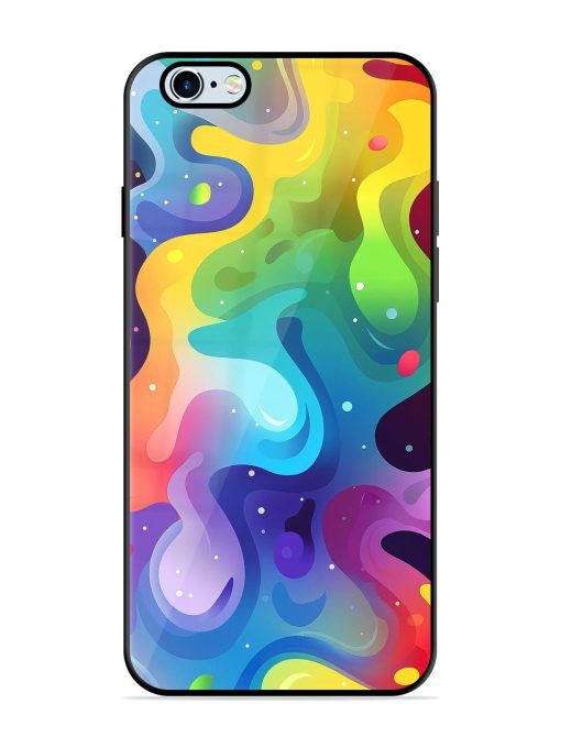 Rainbow River Glossy Soft Edge Case for Apple Iphone 6 Plus Chachhi