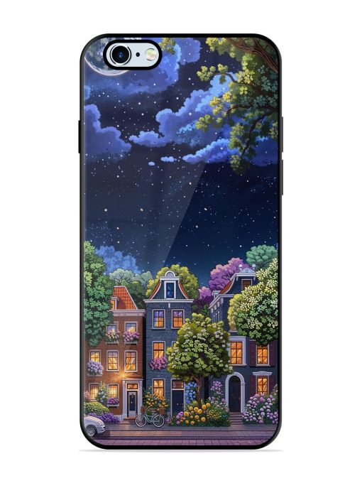 Moonlit Streets Glossy Soft Edge Case for Apple Iphone 6 Plus Chachhi