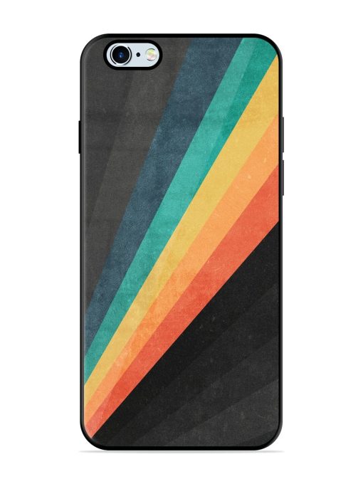 Retro Spectrum Glossy Soft Edge Case for Apple Iphone 6 Plus Chachhi