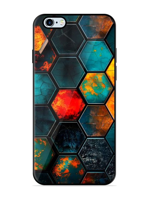 Hexagon Hive Glossy Soft Edge Case for Apple Iphone 6 Plus Chachhi