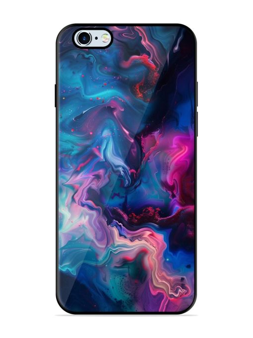 Cosmic Swirl Glossy Soft Edge Case for Apple Iphone 6 Plus Chachhi