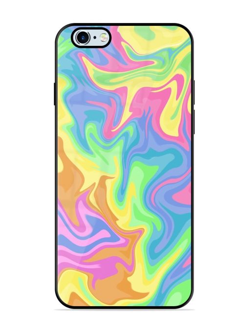 Whimsical Swirl Glossy Soft Edge Case for Apple Iphone 6 Plus Chachhi