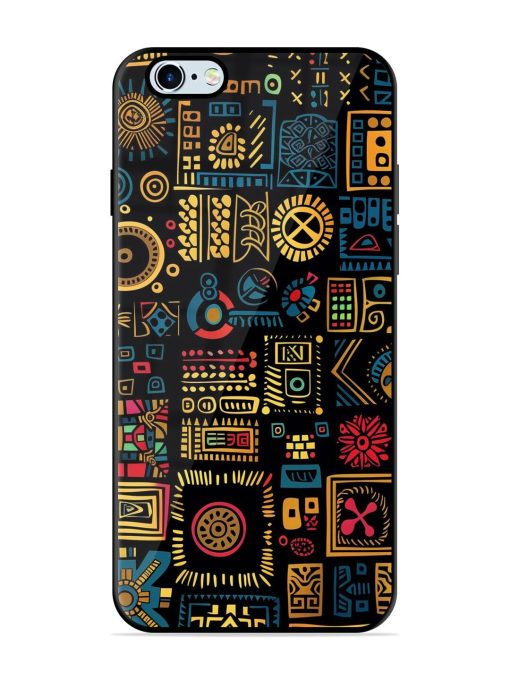 Tribal Tapestry Glossy Soft Edge Case for Apple Iphone 6 Plus Chachhi