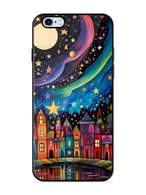 Starlit Village Glossy Soft Edge Case for Apple Iphone 6 Plus Chachhi