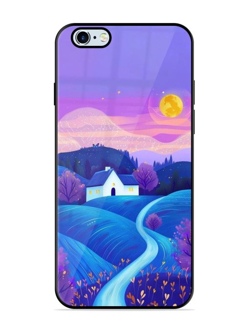 Moonlit Meadow Glossy Soft Edge Case for Apple Iphone 6 Plus Chachhi