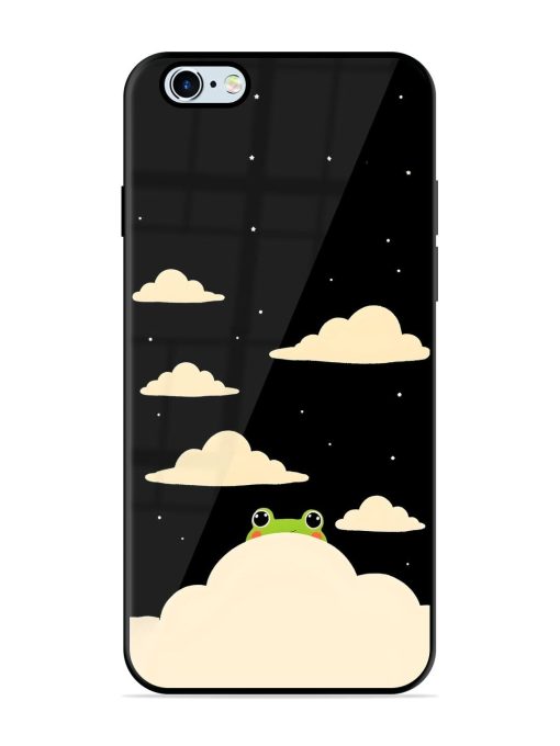 Froggy Night Sky Glossy Soft Edge Case for Apple Iphone 6 Plus Chachhi