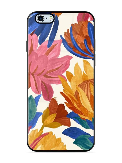 Blooming Tapestry Glossy Soft Edge Case for Apple Iphone 6 Plus Chachhi