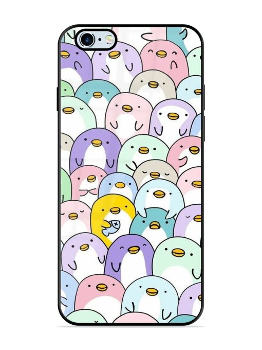 Penguin Party Glossy Soft Edge Case for Apple Iphone 6 Plus Chachhi