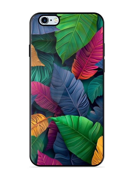 Tropical Tapestry Glossy Soft Edge Case for Apple Iphone 6 Plus Chachhi