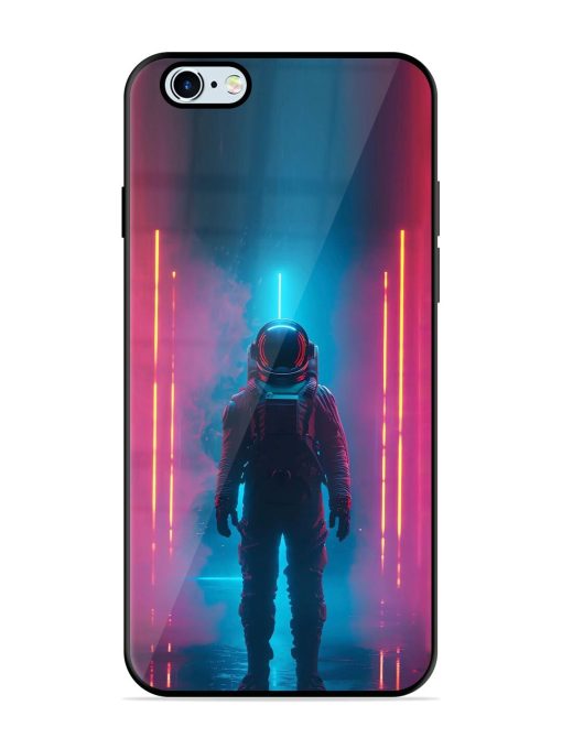 Neon Astronaut Glossy Soft Edge Case for Apple Iphone 6 Plus Chachhi