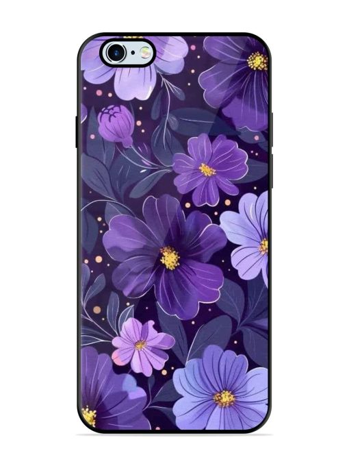 Purple Paradise Glossy Soft Edge Case for Apple Iphone 6 Plus Chachhi