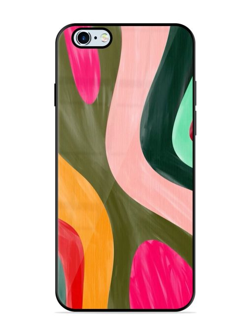 Wavy Wonderland Glossy Soft Edge Case for Apple Iphone 6 Plus Chachhi