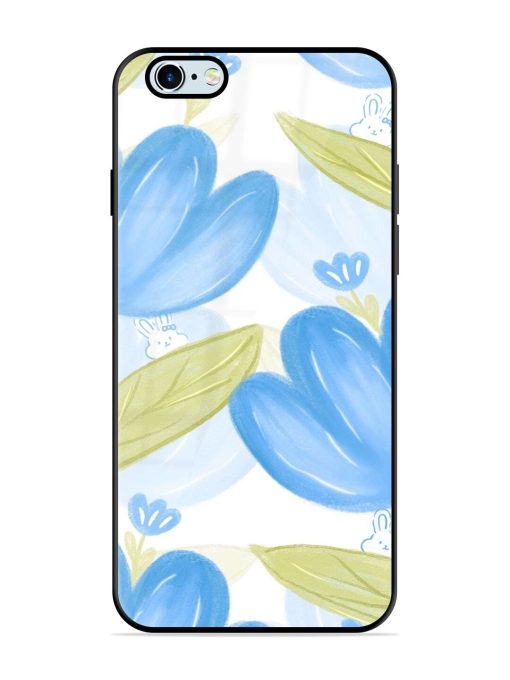 Bunny'S Blue Garden Glossy Soft Edge Case for Apple Iphone 6 Plus Chachhi