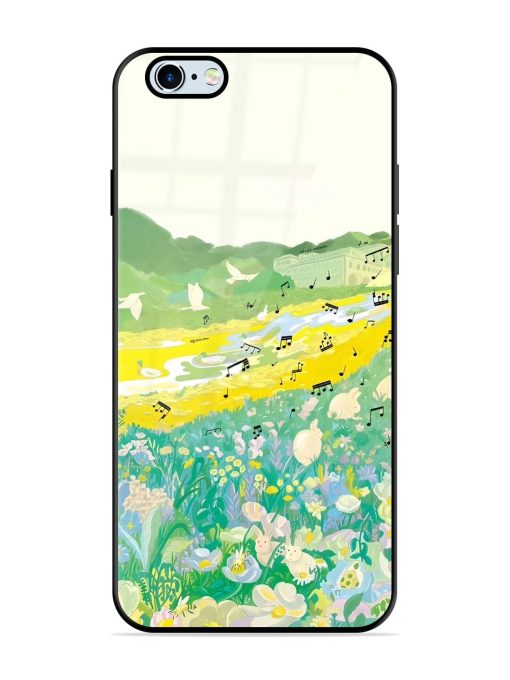 Melody In Bloom Glossy Soft Edge Case for Apple Iphone 6 Plus Chachhi