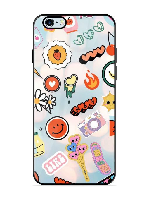 Cheerful Glossy Soft Edge Case for Apple Iphone 6 Plus Chachhi