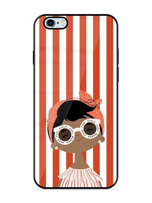 Girls Just Wanna Have Fun Glossy Soft Edge Case for Apple Iphone 6 Plus Chachhi