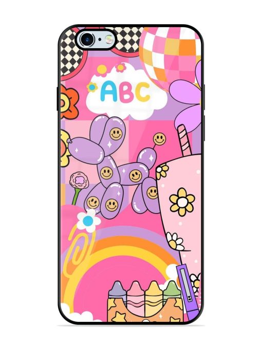 Whimsical Y2K Chaos Glossy Soft Edge Case for Apple Iphone 6 Plus Chachhi