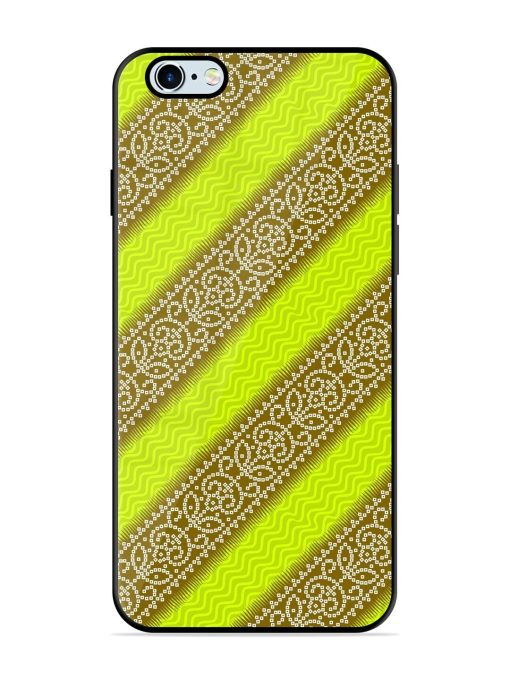 Golden Bandana Bliss Glossy Soft Edge Case for Apple Iphone 6 Plus Chachhi