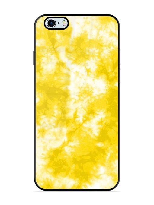 Golden Tie-Dye Twirl Glossy Soft Edge Case for Apple Iphone 6 Plus Chachhi