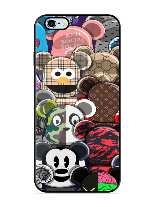 Streetwear Bearbrick Extravaganza Glossy Soft Edge Case for Apple Iphone 6 Plus Chachhi