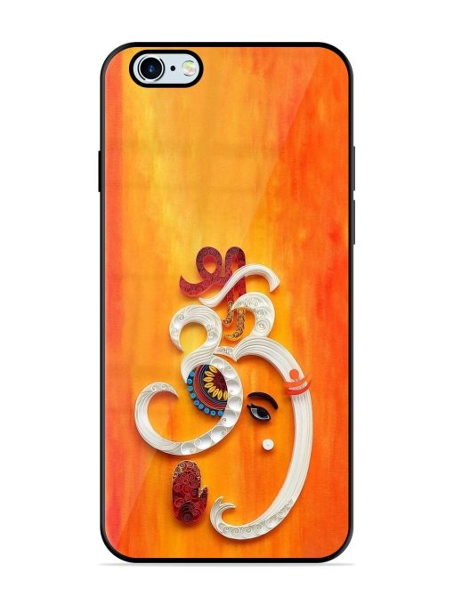 Ganesha In Quilling Art Glossy Soft Edge Case for Apple Iphone 6 Plus Chachhi