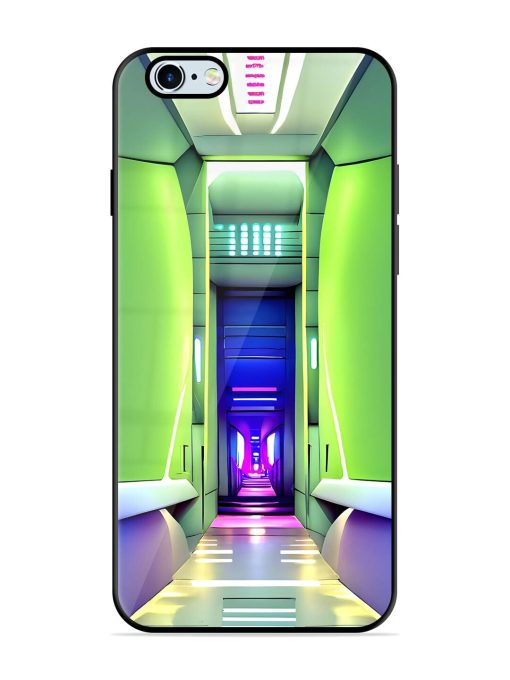 Neon Corridor Glossy Soft Edge Case for Apple Iphone 6 Plus Chachhi