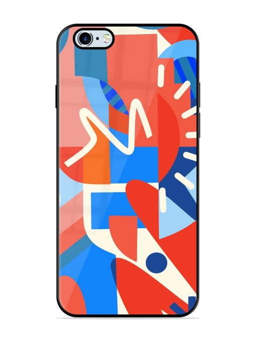 Abstract Harmony Glossy Soft Edge Case for Apple Iphone 6S