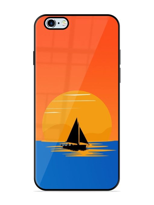 Sunset Sail Glossy Soft Edge Case for Apple Iphone 6S Chachhi