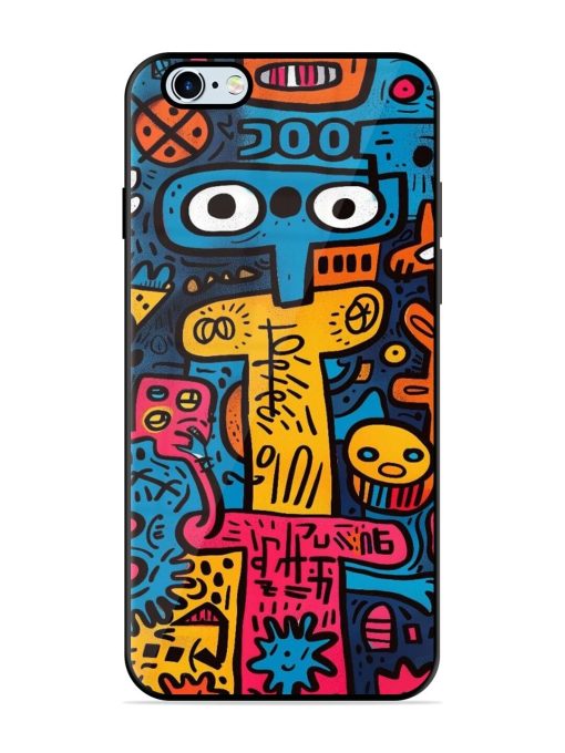 Doodletopia Glossy Soft Edge Case for Apple Iphone 6S Chachhi