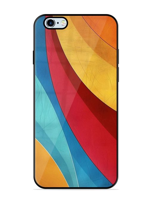 Curving Canvas Glossy Soft Edge Case for Apple Iphone 6S Chachhi