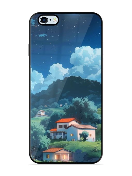 Peaceful Nightscape Glossy Soft Edge Case for Apple Iphone 6S Chachhi