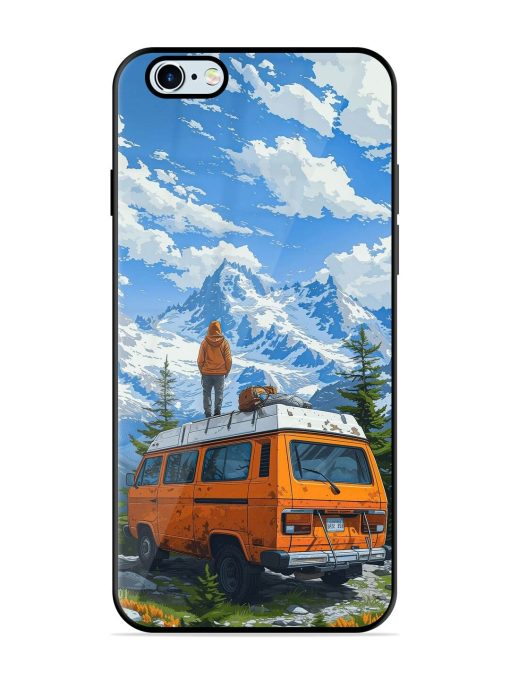 Mountaintop Solitude Glossy Soft Edge Case for Apple Iphone 6S Chachhi