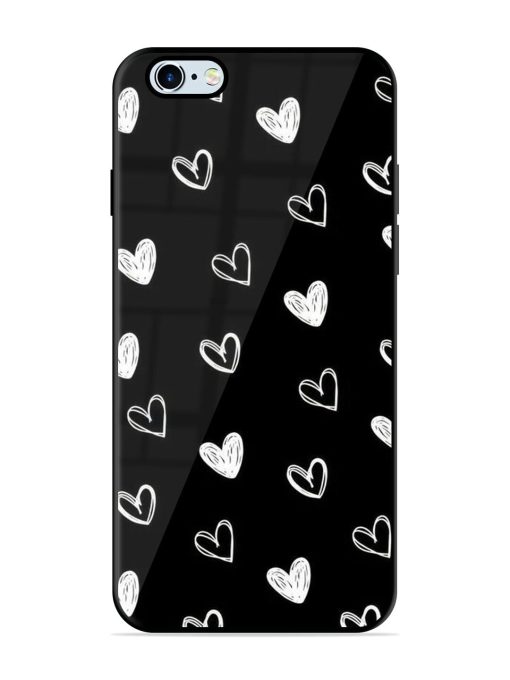 Scattered Hearts Glossy Soft Edge Case for Apple Iphone 6S Chachhi