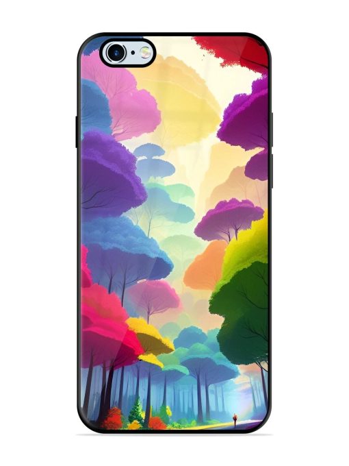 Rainbow Road Glossy Soft Edge Case for Apple Iphone 6S