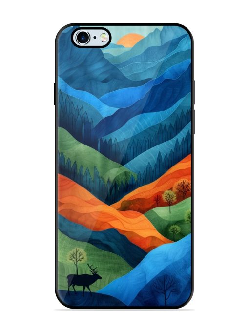 Layers Of The Land Glossy Soft Edge Case for Apple Iphone 6S Chachhi