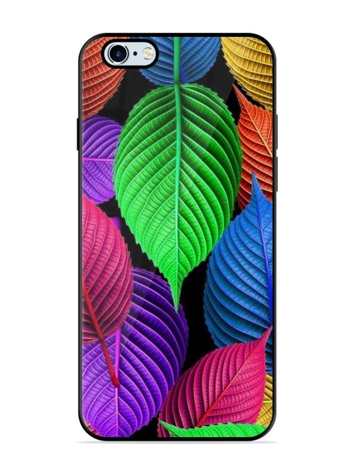 Rainbow Leaf Symphony Glossy Soft Edge Case for Apple Iphone 6S Chachhi