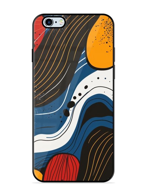 Abstract Expression Glossy Soft Edge Case for Apple Iphone 6S Chachhi