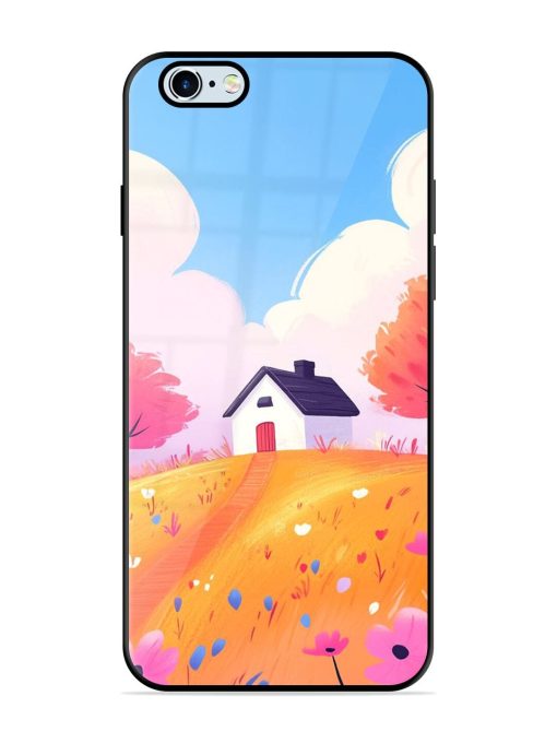 Hilltop Haven Glossy Soft Edge Case for Apple Iphone 6S Chachhi