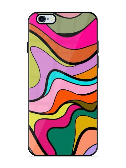 Wavy Wonder Glossy Soft Edge Case for Apple Iphone 6S Chachhi