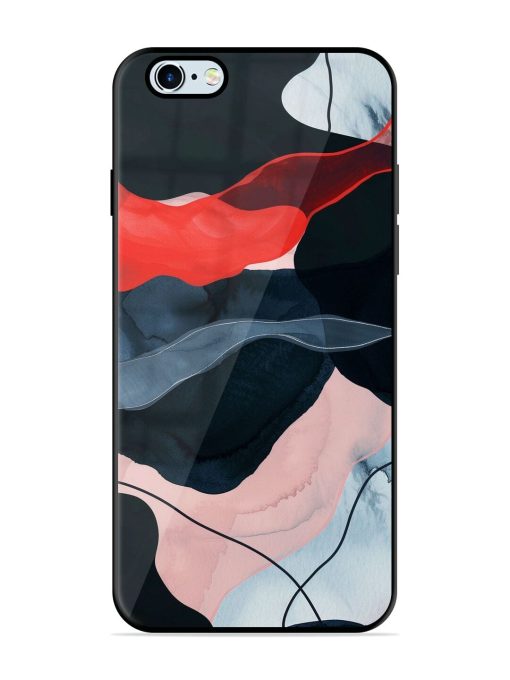 Dark Currents Glossy Soft Edge Case for Apple Iphone 6S Chachhi