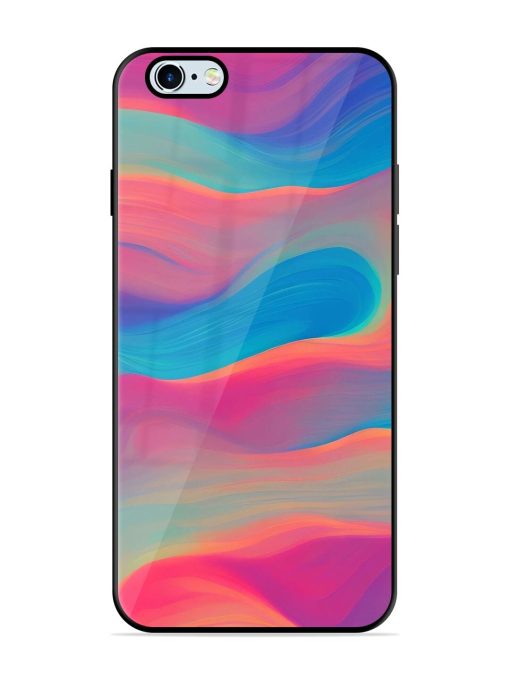 Wavy Wonder Glossy Soft Edge Case for Apple Iphone 6S Chachhi