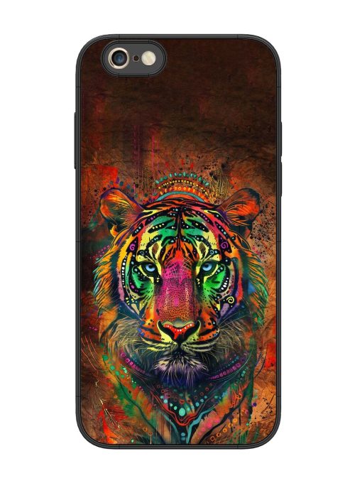 Cosmic Tiger Glossy Soft Edge Case for Apple Iphone 6S Plus Chachhi