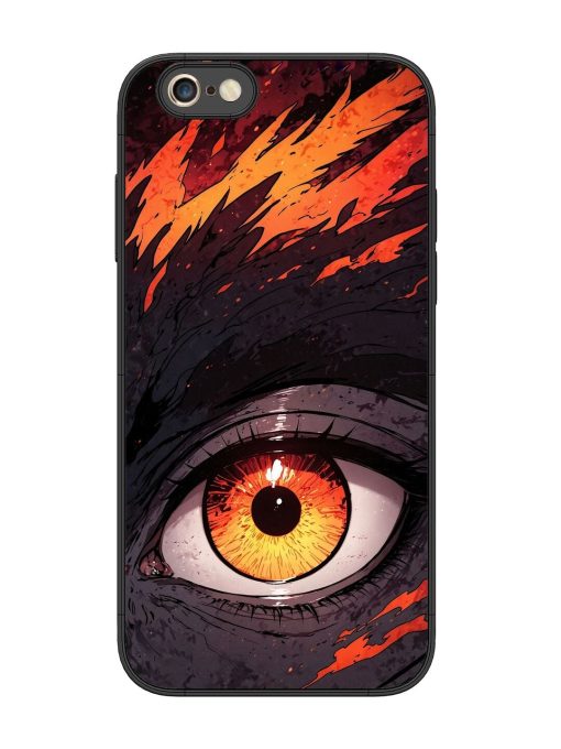 Inferno Gaze Glossy Soft Edge Case for Apple Iphone 6S Plus Chachhi