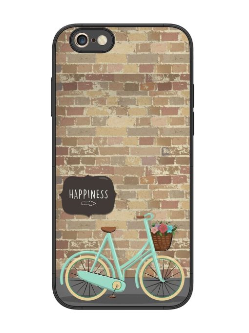 Pedaling Towards Happiness Glossy Soft Edge Case for Apple Iphone 6S Plus Chachhi